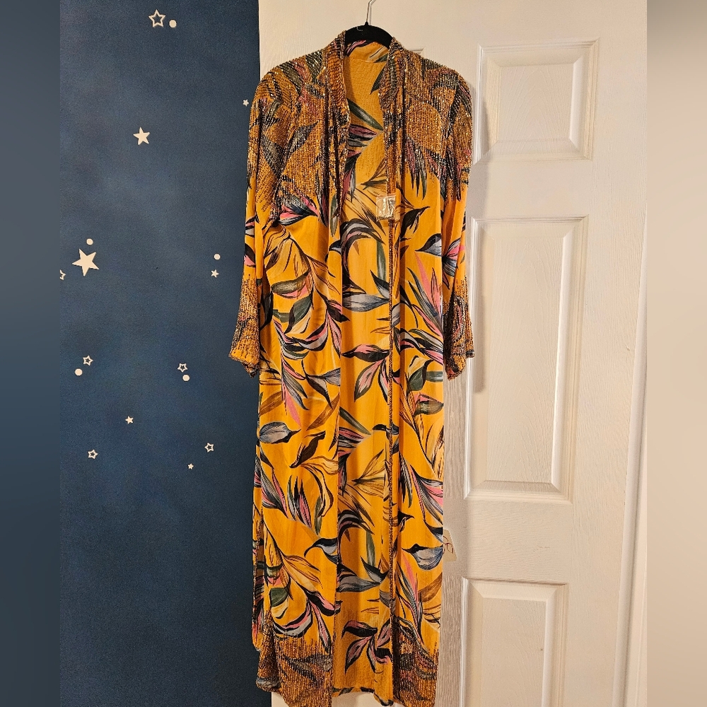 Floral Yellow Maxi Dress